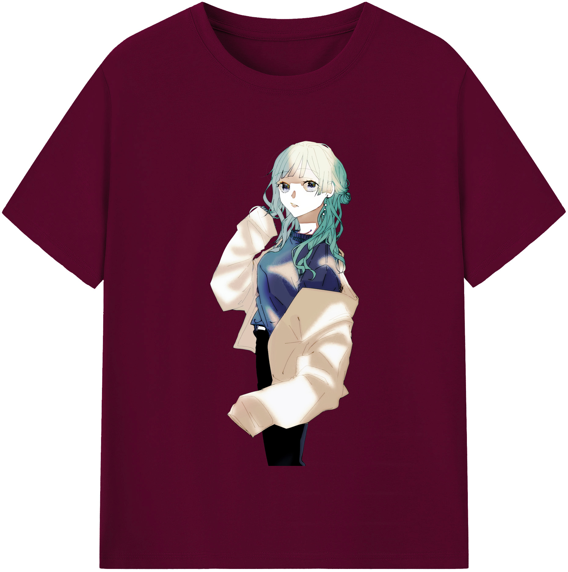 （画像用） 呪術廻戦 Jujutsu Kaisen レディースカジュアルプリントTシャツ（綿100％）